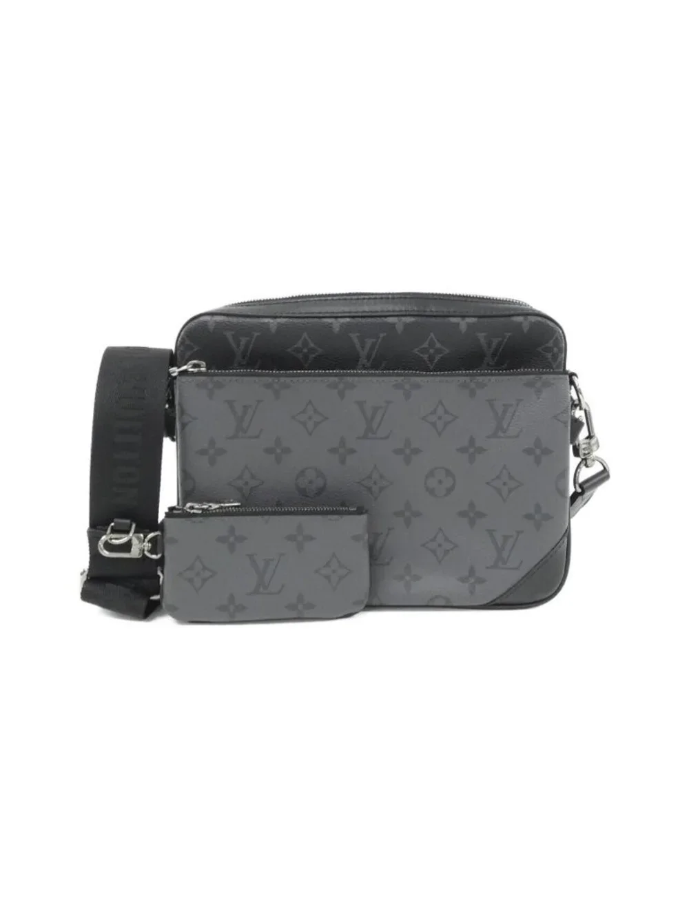 Louis Vuitton Monogram Eclipse Reverse Trio Messenger Shoulder
